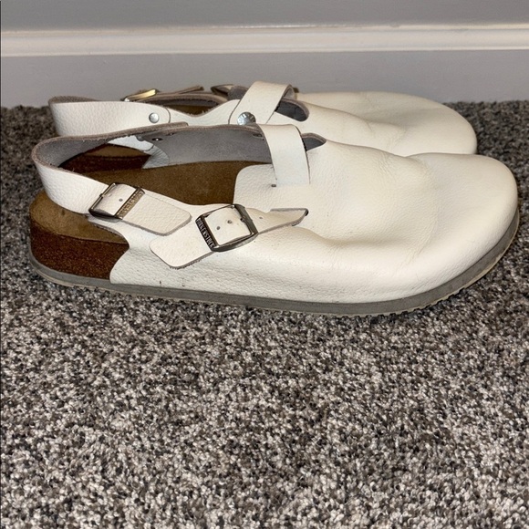 Birkenstock Tokio Super Grip Leather in White main image 7